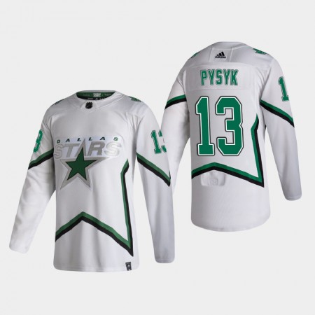 Dallas Stars Mark Pysyk 13 2020-21 Reverse Retro Authentic Shirt - Mannen